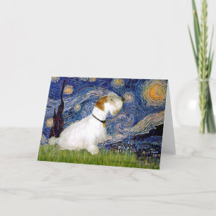 Cartão Noite Estrelada - Sealyham Terrier (L)