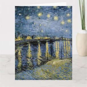 Cartão Noite Estrelada Vincent van Gogh
