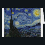 Cartão Noite estrelado de Van Gogh<br><div class="desc"></div>