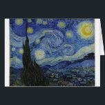Cartão Noite estrelado de Van Gogh<br><div class="desc"></div>