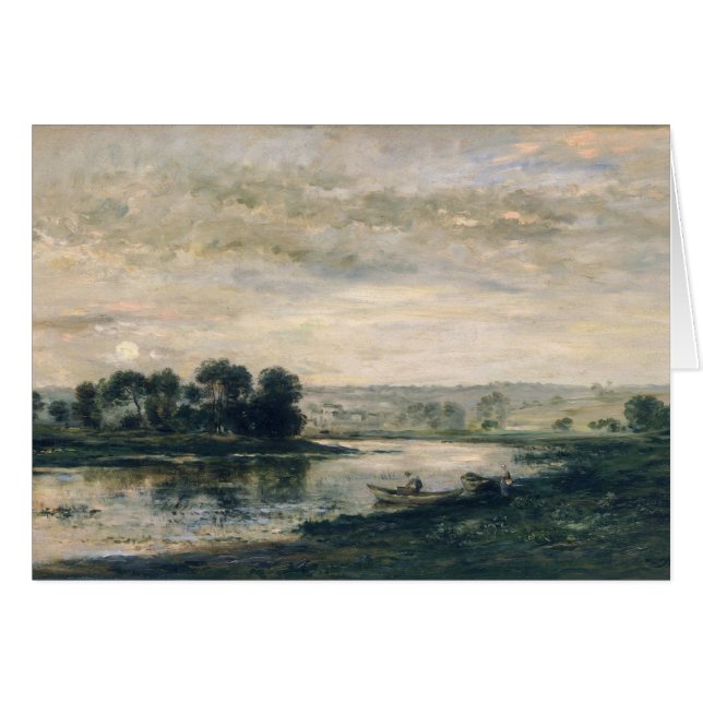 Cartão Noite no Oise, 1872 (Frente Horizontal)