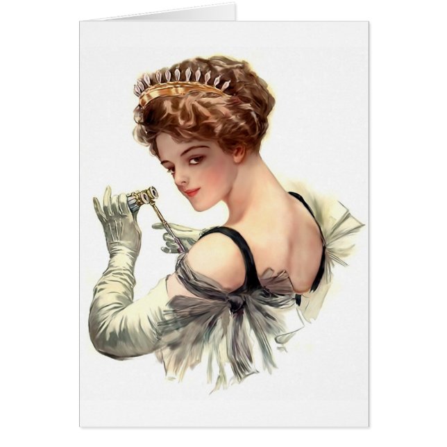 Cartão Noite no Teatro (Frente)