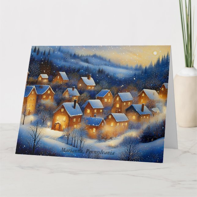 Cartão Noite Silenciosa (Frente)