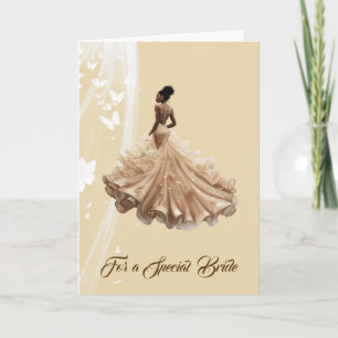 Cartão Noiva de Casamento