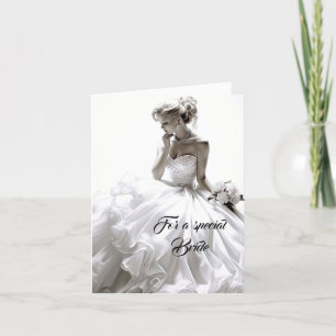Cartão Noiva de Casamento