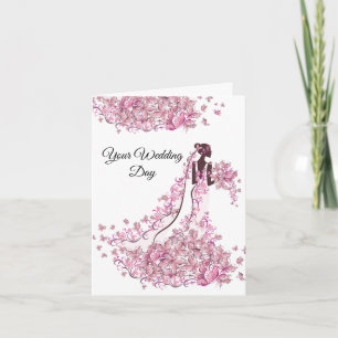 Cartão Noiva de Casamento