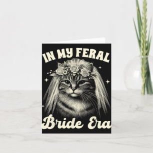 Cartão Noiva De Ser Cat Mãe Casamento De Brida De Gato Em