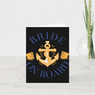 Cartão Noiva Na Bachelorette Nauti Nauti Conselho Cruise