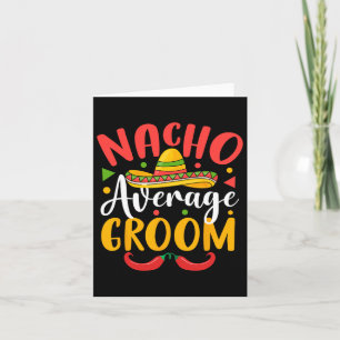 Cartão Noivo Médio Nacho Cinco De Mayo Família Mexicana M