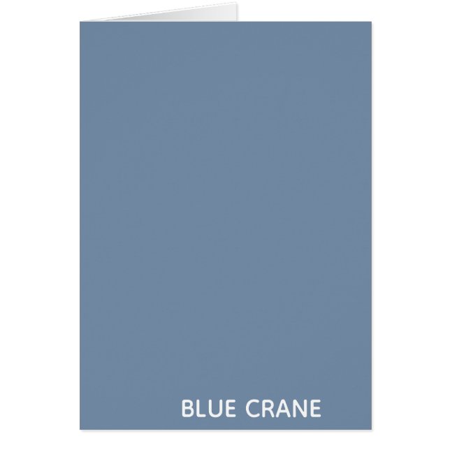 Cartão Nome azul da grua azul (Frente)
