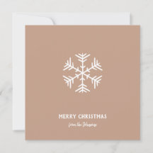 Nome da Família Personalizado Feliz Natal Floco de