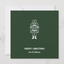 Cartão Nome da Família Personalizado Feliz Natal Príncipe