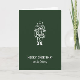 Cartão Nome da Família Personalizado Feliz Natal Príncipe