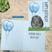 Nome Personalizado Aniversário Porquinho-da-índia 