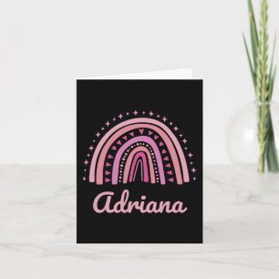 Cartão Nome Personalizado Divertido Mulheres Rosa Arco-ír