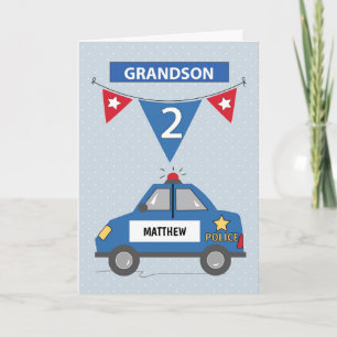Cartão Nome Personalizado do Avô segundo aniversário Ca