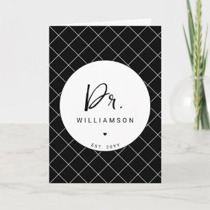 Cartão Nome Personalizado Dr. Mínimalista Doutorado