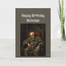 Cartão Nome Personalizado Engraçado Aniversário Como Comp