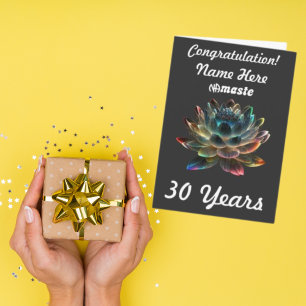 Cartão Nome Personalizado/marco NA Namaste Narcóticos Anô