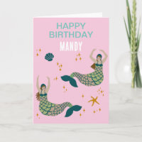 Nome Personalizado Personalizado Sereia Siren Aniv