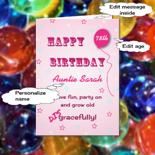 Cartão Nome personalizado qualquer citação engraçada d