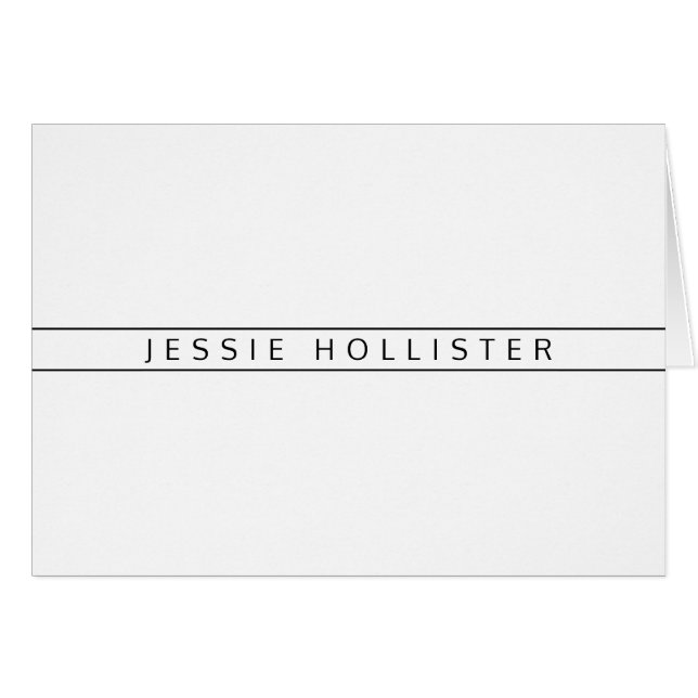 Cartão Nome Profissional (Frente horizontal)