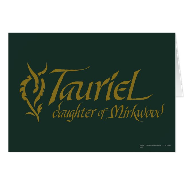 Cartão Nome TAURIEL™ (Frente Horizontal)