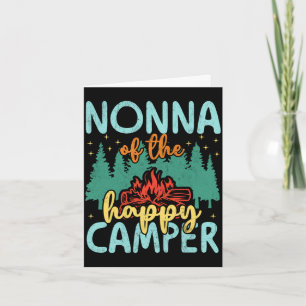 Cartão Nonna da festa de 1º aniversário do acampante feli