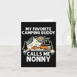 Cartão Nonny Camper Os Meus Amigos Favoritos De Acampamen