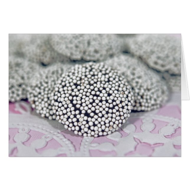 Cartão Nonpareil Candy No Local Aniversário (Frente horizontal)