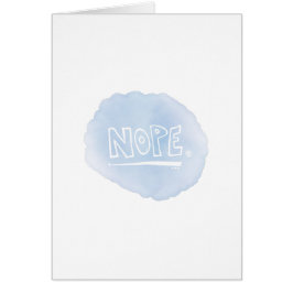 Cartão Nope
