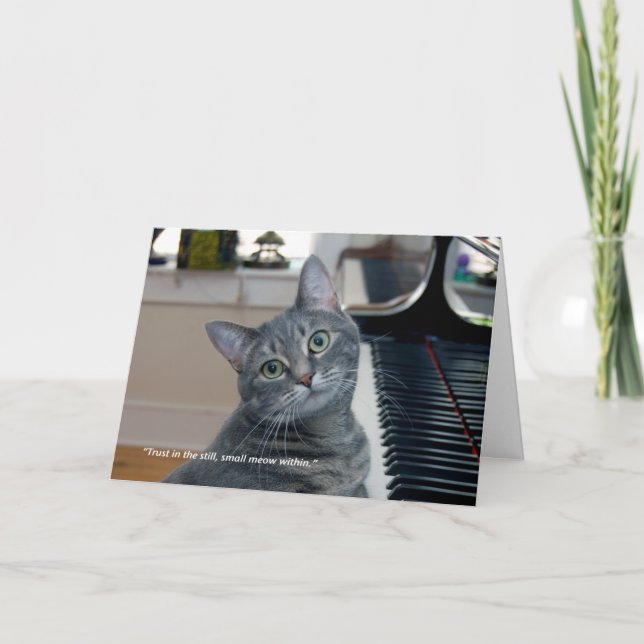 Cartão Nora Cotação 7"x5" Folheto de Saudação (Frente)