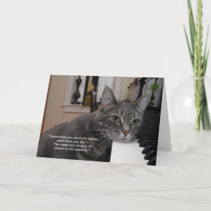 Cartão Nora Cotação 7"x5" Folheto de Saudação