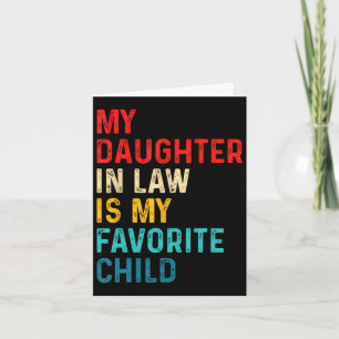 Cartão Nora é Meu Filho Favorito Família Pai