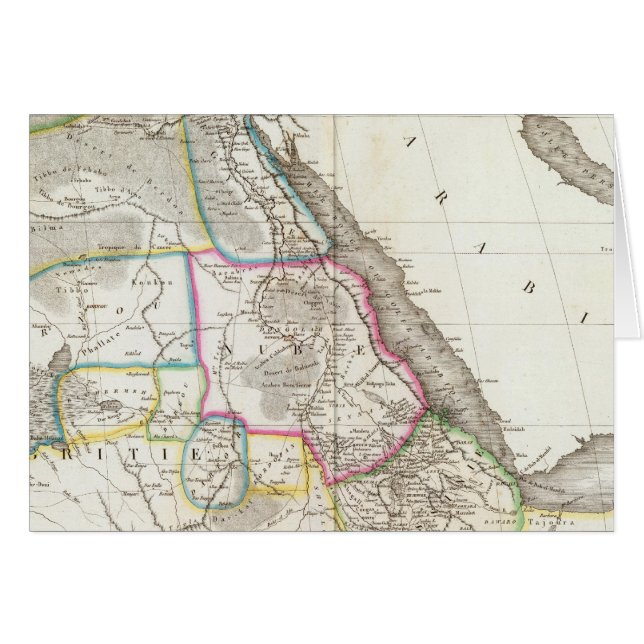 Cartão Nordeste da África (Frente Horizontal)