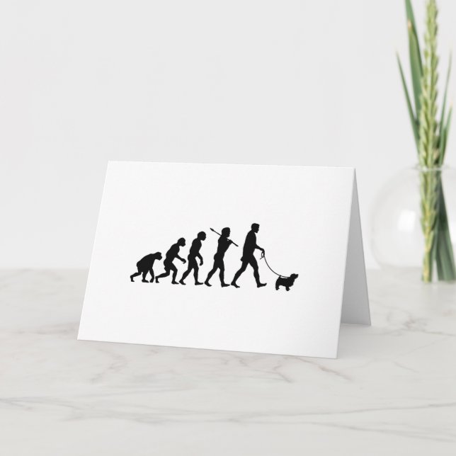 Cartão Norfolk Terrier (Frente)