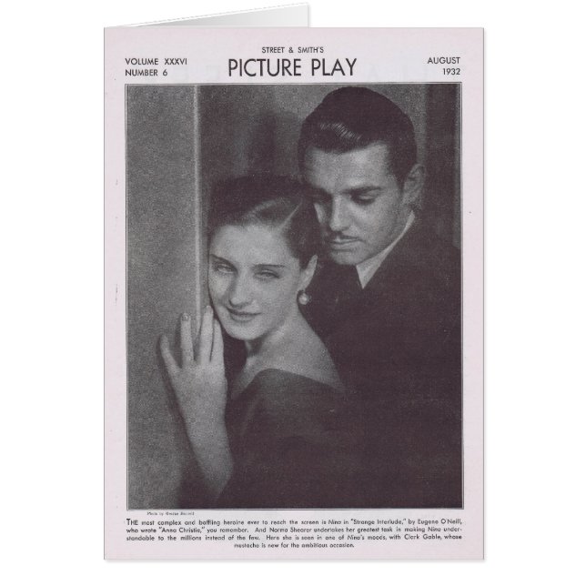 Cartão Norma Shearer 1932 (Frente)