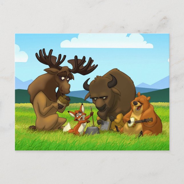 Cartão norte-americano da banda de jarro (Frente)