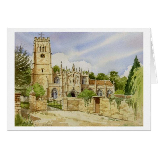 Cartão Northleach Parish Church (Frente Horizontal)