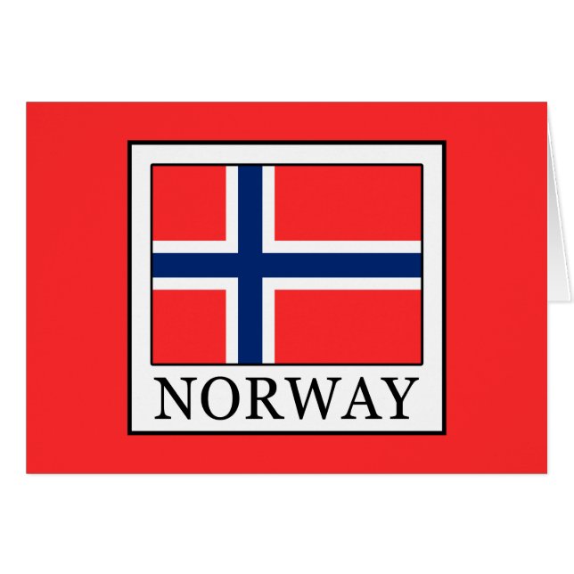 Cartão Noruega (Frente Horizontal)