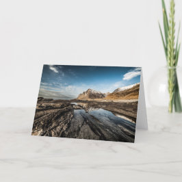 Cartão Noruega Lofoten Landscape Photo