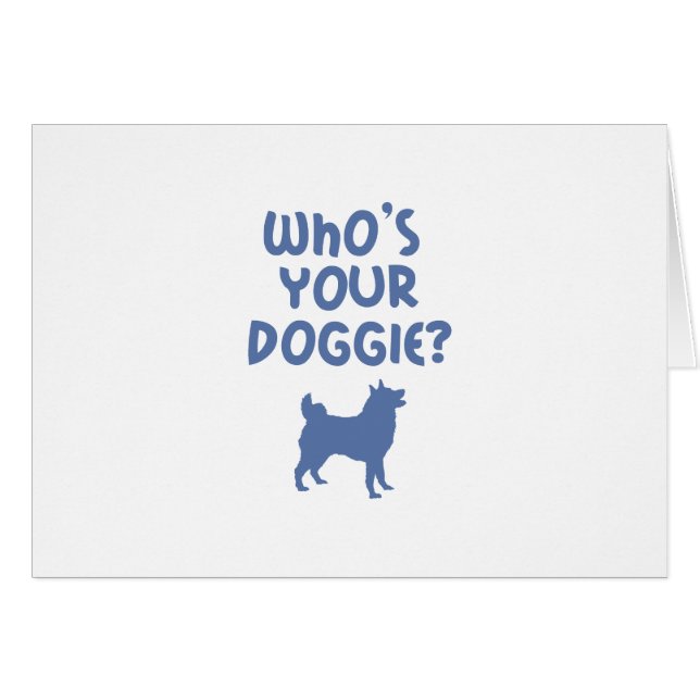 Cartão Norueguês Elkhound (Frente Horizontal)