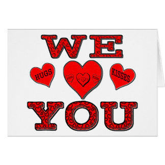 Cartão Nós amamo-lo