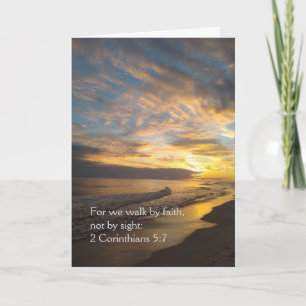 Cartão Nós Caminamos pela Fé