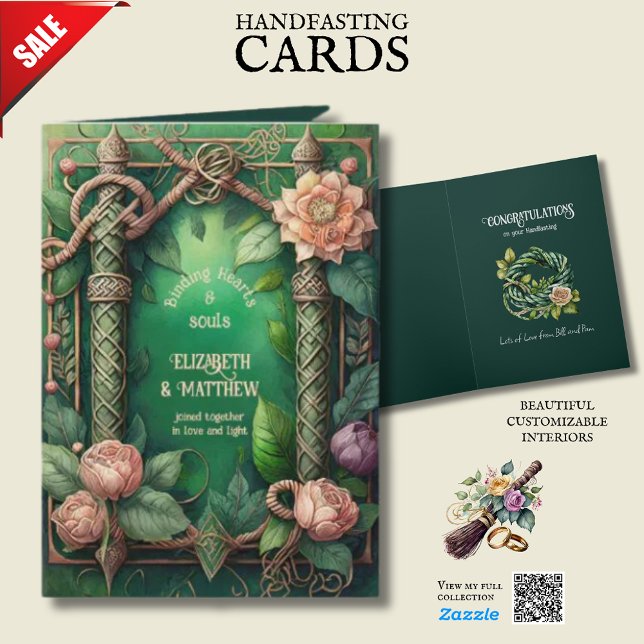 CARTÃO NÓS CELTICOS IRLANDESES PERSONALIZADOS PARA MANIPU (Criador carregado)