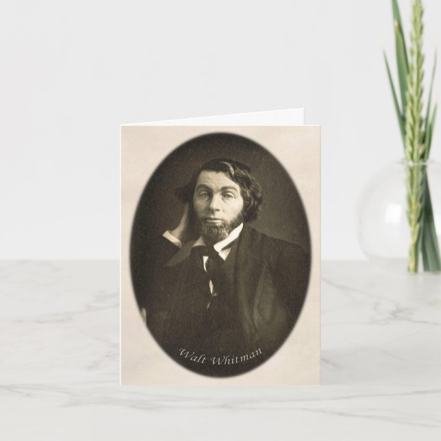 Cartão "Nós éramos junto. De "citações do amor Walt (Frente)