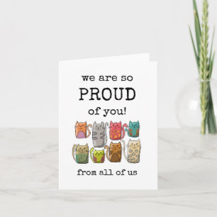 Cartão Nós Estamos Tão Orgulhosos de Você, Engraçado, De 