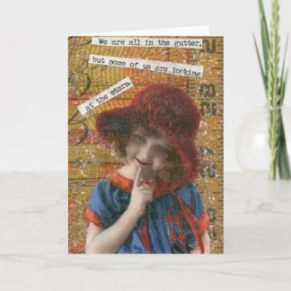 Cartão Nós estamos todos na calha