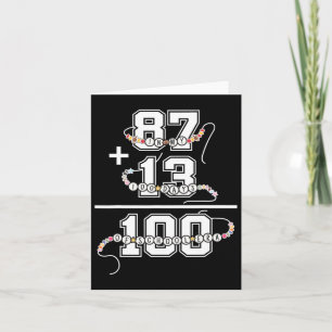 Cartão Nos Meus 100 Dias Da Era Da Escola, 100 Dias De Pr