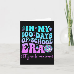 Cartão Nos Meus 100 Dias De Estudantes Da Era Escolar, 1r